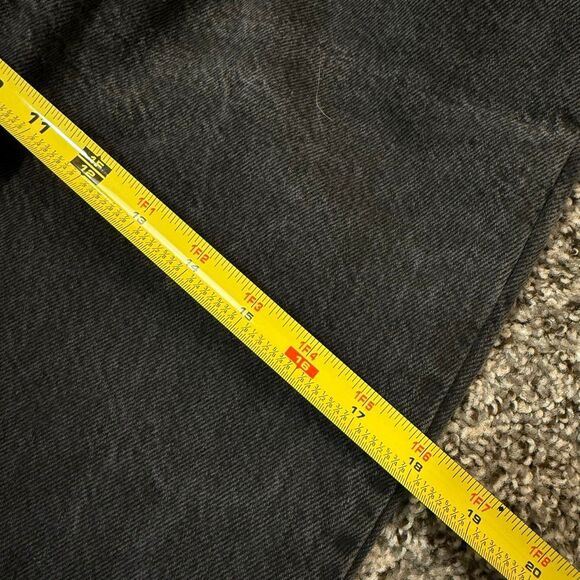 Vintage Bonjour Jeans Black Denim Straight Tapered High Rise Mom 26” 27” - Picture 7 of 8